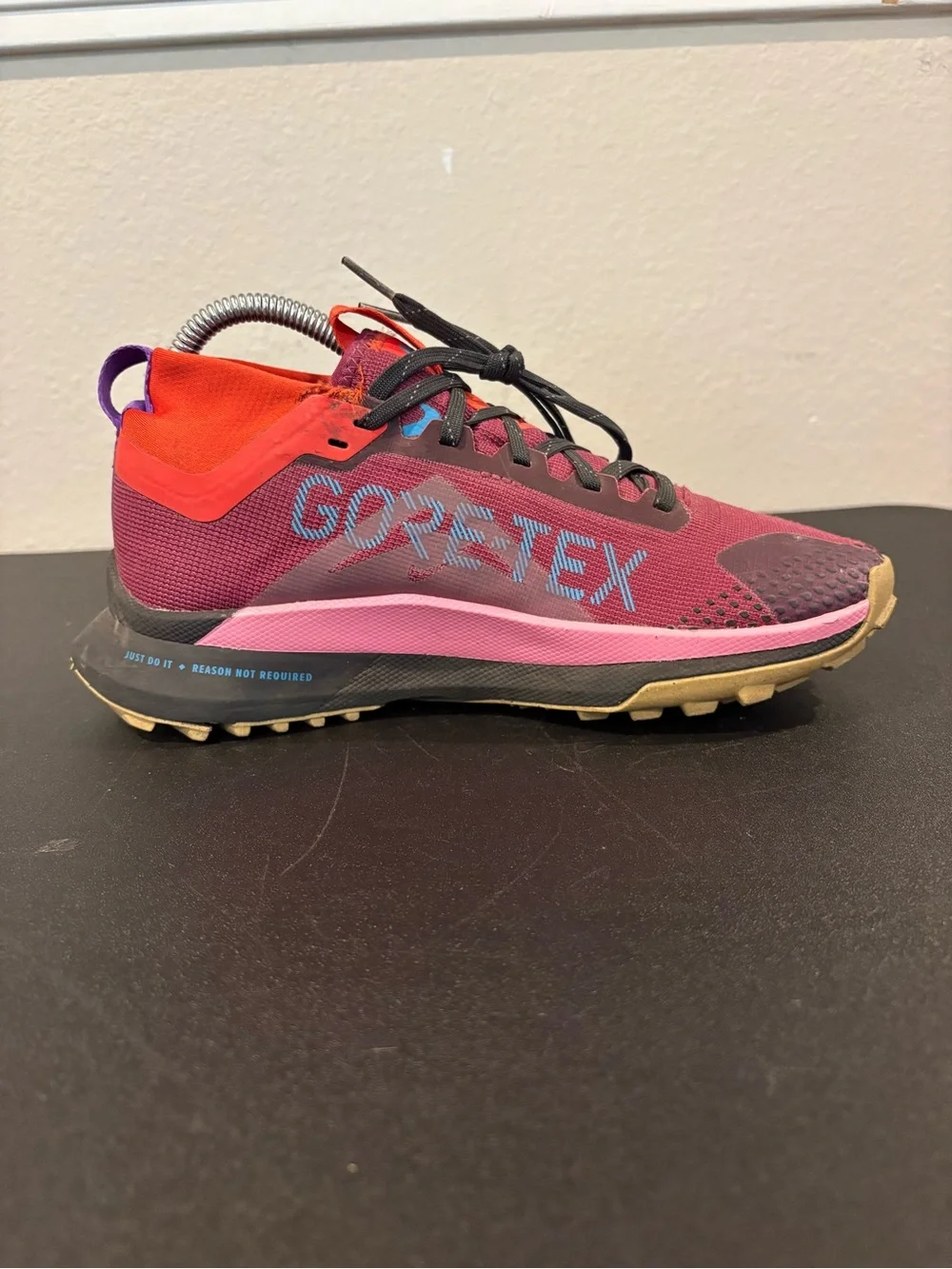 Nike React Pegasus Trail 4 GTX Rosewood Purple Pink FD0875-600 Women's Size 6.5